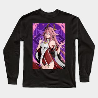 GENSHIN IMPACT YAE MIKO Long Sleeve T-Shirt